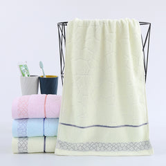 Simple Three-piece Water Cube Towel Set