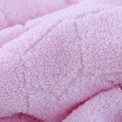 Simple Three-piece Water Cube Towel Set
